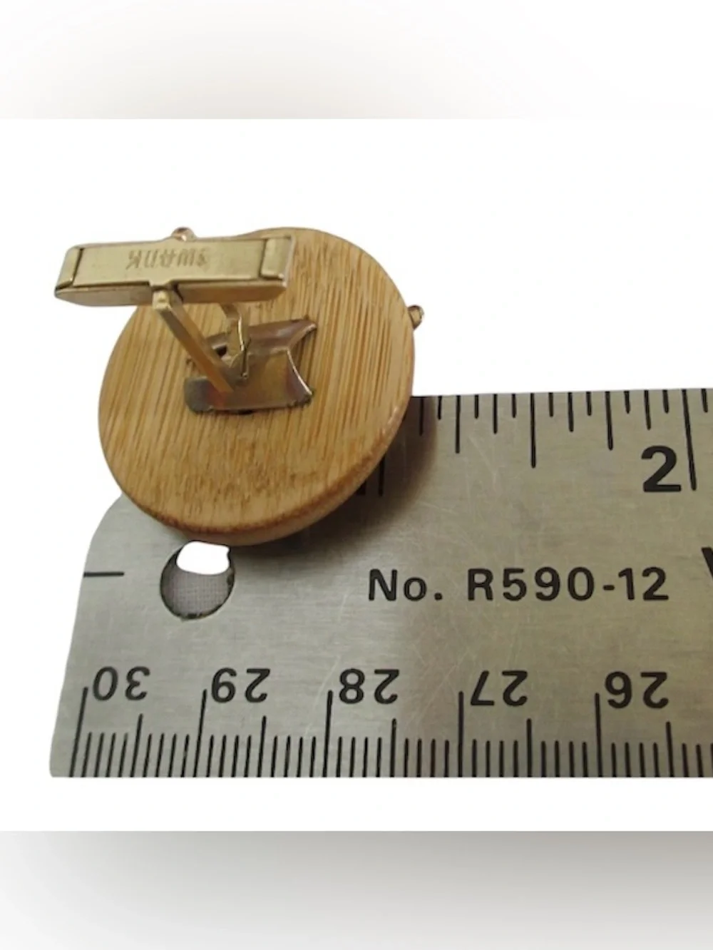 Vintage SWANK Bamboo Asian Ship Cufflinks For Him, For Dad, Moana, Maui